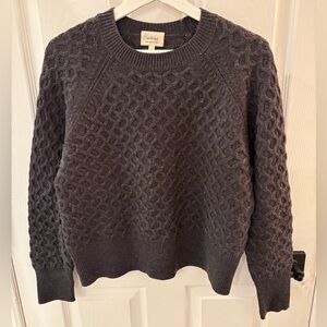 Wilfred Gray Cable Knit Sweater